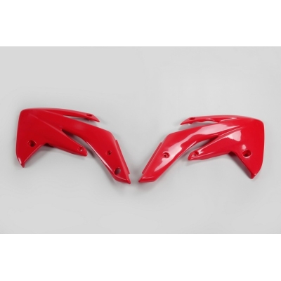 Plásticos laterales de radiador UFO Honda rojo HO04619-070 - motoscamaralweb.com