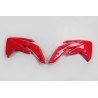 Plásticos laterales de radiador UFO Honda rojo HO04619-070 - motoscamaralweb.com
