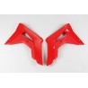 Plásticos laterales de radiador UFO Honda rojo HO04682-070 - motoscamaralweb.com