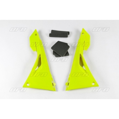 Tapa de caja filtro de aire UFO Honda amarillo fluor HO04685-DFLU - motoscamaralweb.com