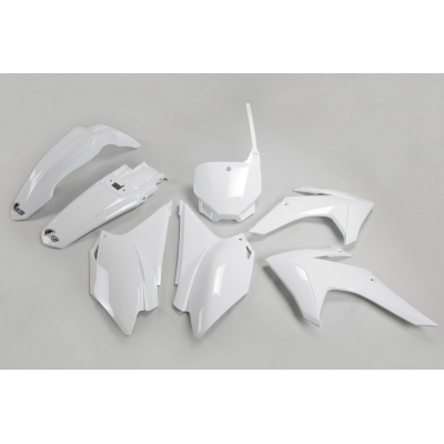 Kit plástica completo UFO Honda color blanco HOKIT118-041 - motoscamaralweb.com