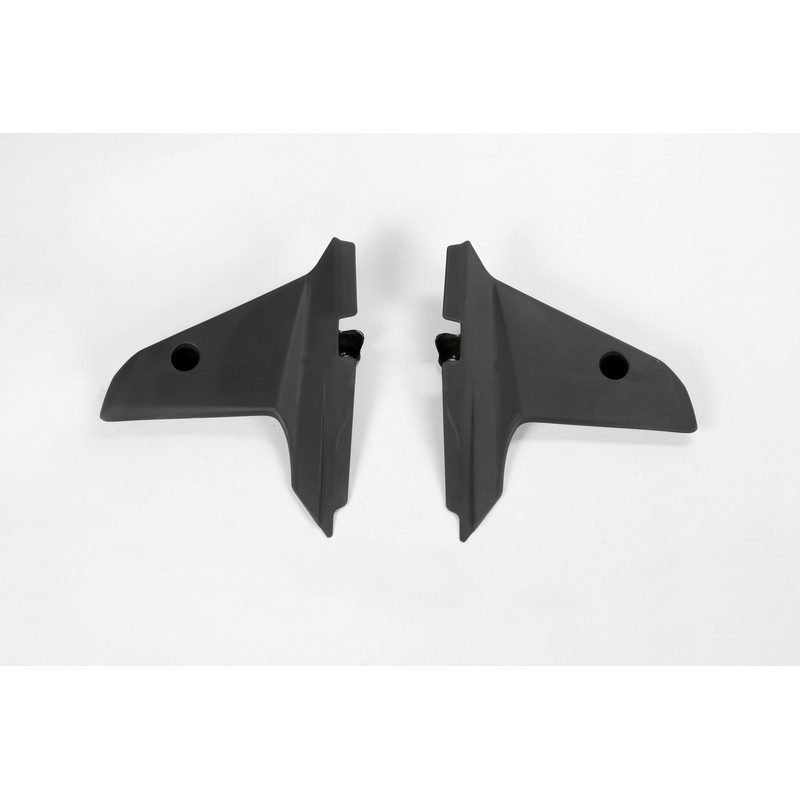Plásticos laterales de radiador inferiores UFO Husqvarna negro HU03335-001 - motoscamaralweb.com