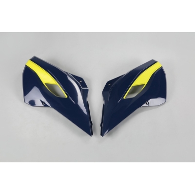 Plásticos laterales de radiador UFO Husqvarna azul HU03353-087 - motoscamaralweb.com