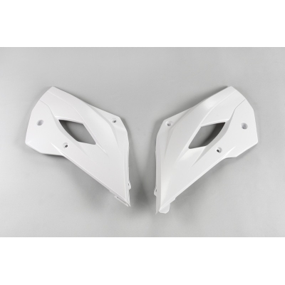 Plásticos laterales de radiador UFO blanco Husqvarna TC85 - motoscamaralweb.com