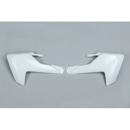 Plásticos laterales de radiador UFO blanco Husqvarna TC85 - motoscamaralweb.com