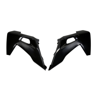 Plásticos laterales de radiador UFO negro Husqvarna FC/TC - motoscamaralweb.com