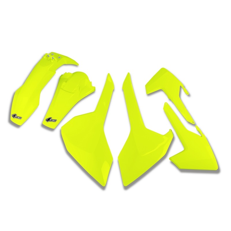 Kit plástica completo UFO Husqvarna amarillo fluor HUKIT618-DFLU - motoscamaralweb.com Kit plástica completo UFO Husqvarna amarillo fluor HUKIT618-DFLU - motoscamaralweb.com
