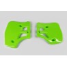 Plásticos laterales de radiador UFO Kawasaki verde KA02712-026 - motoscamaralweb.com