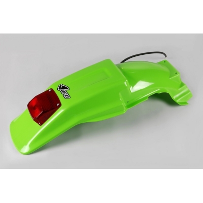 Guardabarros trasero UFO verde Kawasaki KDX 200 - motoscamaralweb.com