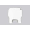 Portanúmeros delantero UFO Kawasaki blanco KA02720-047 - motoscamaralweb.com