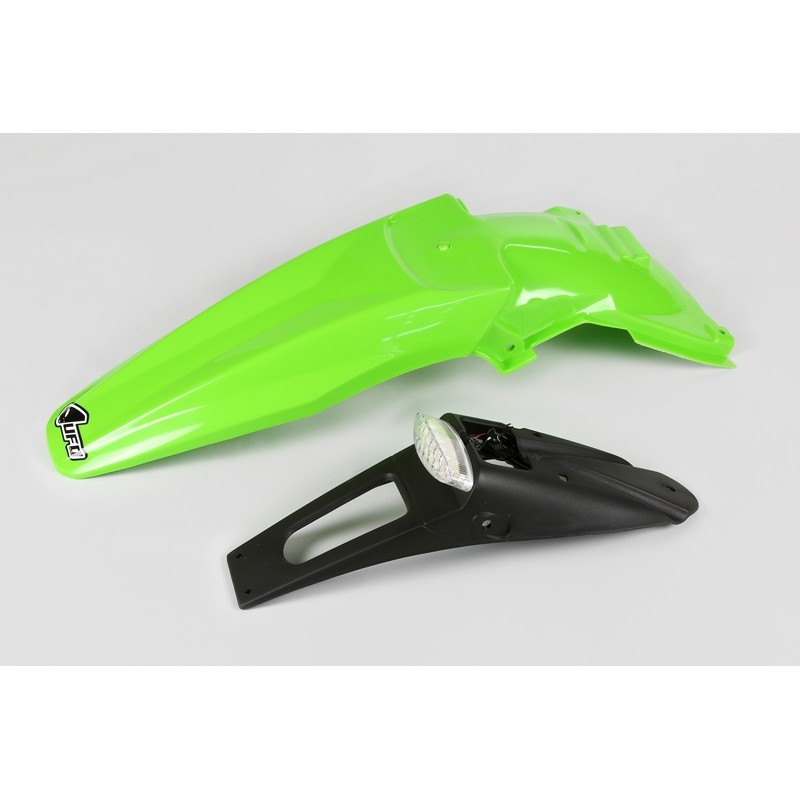 Guardabarros trasero con piloto LED UFO Kawasaki verde KA03791-026 - motoscamaralweb.com Guardabarros trasero con piloto LED UFO Kawasaki verde KA03791-026 - motoscamaralweb.com