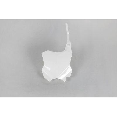 Portanúmeros delantero UFO Kawasaki blanco KA04738-047 - motoscamaralweb.com