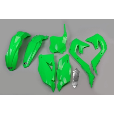 Kit plástica completo UFO Kawasaki verde fluor KAKIT227-AFLU - motoscamaralweb.com