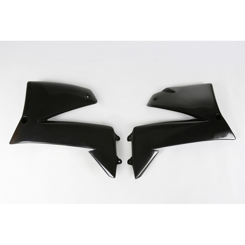 Tapas de radiador UFO Negro - KTM LC4 640 / SMC 660 - motoscamaralweb.com Tapas de radiador UFO Negro - KTM LC4 640 / SMC 660 - motoscamaralweb.com