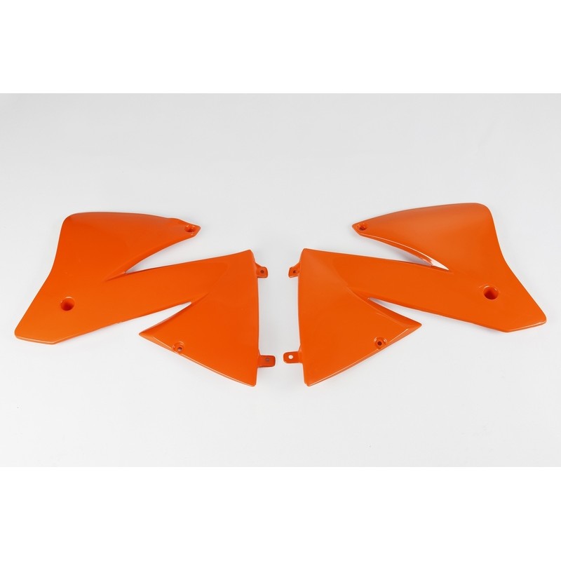 Plásticos laterales de radiador UFO KTM naranja KT03066-127 - motoscamaralweb.com Plásticos laterales de radiador UFO KTM naranja KT03066-127 - motoscamaralweb.com