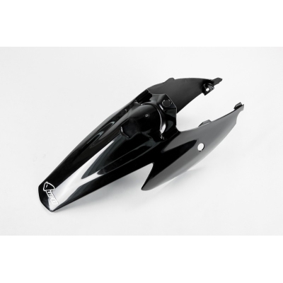 Guardabarros trasero con paneles laterales traseros UFO KTM negro KT03080-001 - motoscamaralweb.com