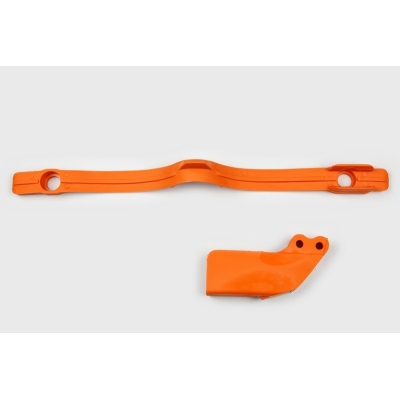 Guiacadenas + patín UFO KTM naranja KT04004-127 - motoscamaralweb.com