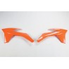 Plásticos laterales de radiador UFO KTM naranja KT04022-127 - motoscamaralweb.com