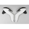 Plásticos laterales de radiador UFO KTM blanco/negro KT04042-999K - motoscamaralweb.com