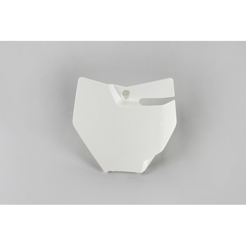 Portanúmeros delantero UFO KTM blanco KT04087-047 - motoscamaralweb.com Portanúmeros delantero UFO KTM blanco KT04087-047 - motoscamaralweb.com