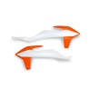 Paneles laterales radiador UFO naranja/blanco KTM EXC/SX/EXC-F/SX-F - motoscamaralweb.com