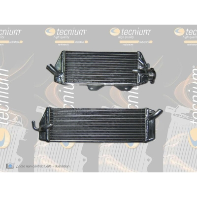 Radiador de aluminio soldado standard lado izquierdo - motoscamaralweb.com