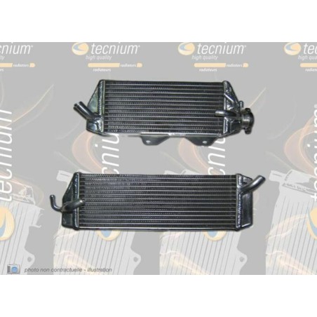 Radiador de aluminio soldado sobredimensionado lado derecho - motoscamaralweb.com
