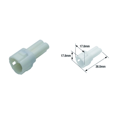 Conector hembra hermético TOURMAX tipo 090 (FRS) - motoscamaralweb.com