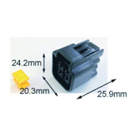 Bolsa de 5 conectores hembra hermético TOURMAX tipo 090 (FRW) - motoscamaralweb.com