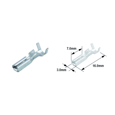 Terminal de cable hembra TOURMAX tipo 090 - motoscamaralweb.com