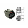 Terminal de cable hembra serie 090 SMTO BIHR tipo original 2 via negro - 5 uds - motoscamaralweb.com
