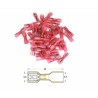 Terminal termosellado impermeable. rojo - motoscamaralweb.com