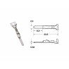 Terminal de cable hembra serie 090 SMTO BIHR Ø0.85mm²/1.25mm² - 50uds - motoscamaralweb.com