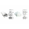Juego de conectores 2 vias Series 090 SMTO BIHR tipo original Ø0.85mm²/1.25mm² - 5 Juegos completo - motoscamaralweb.com