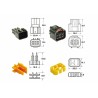 Juego de conectores 6 vias Series 090 FRKW BIHR tipo original - 5 Juegos completo - motoscamaralweb.com