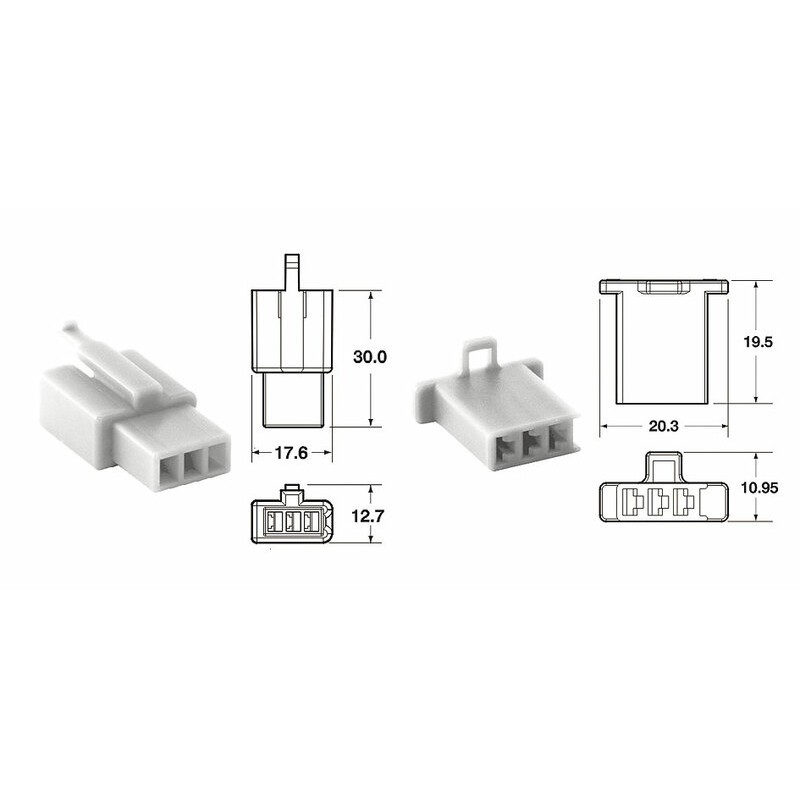 Juego de conectores 3 vias 110 ML BIHR tipo original Ø0.5mm²/0.85mm² - 5 Juegos completo - motoscamaralweb.com Juego de conectores 3 vias 110 ML BIHR tipo original Ø0.5mm²/0.85mm² - 5 Juegos completo - motoscamaralweb.com