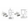 Juego de conectores 3 vias 110 ML BIHR tipo original Ø0.5mm²/0.85mm² - 5 Juegos completo - motoscamaralweb.com