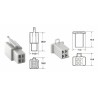 Juego de conectores 4 vias 110 ML BIHR tipo original Ø0.5mm²/0.85mm² - 5 Juegos completo - motoscamaralweb.com