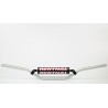 Manillar Renthal motocross Carmichael plata con protector negro 971-08-SI-01-185 - motoscamaralweb.com