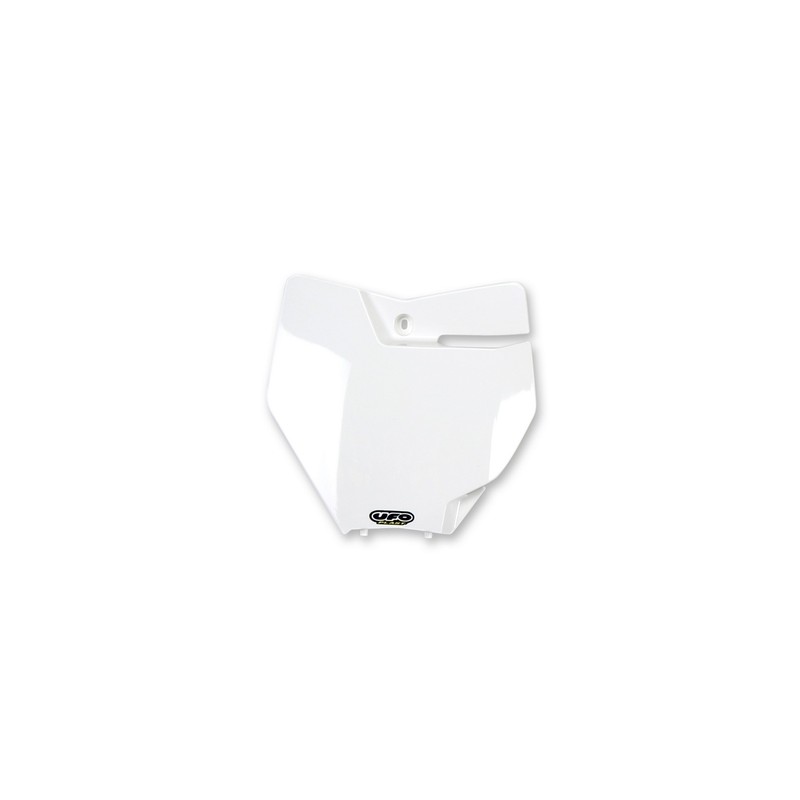 Portanúmeros delantero UFO KTM blanco KT04063-047 - motoscamaralweb.com Portanúmeros delantero UFO KTM blanco KT04063-047 - motoscamaralweb.com