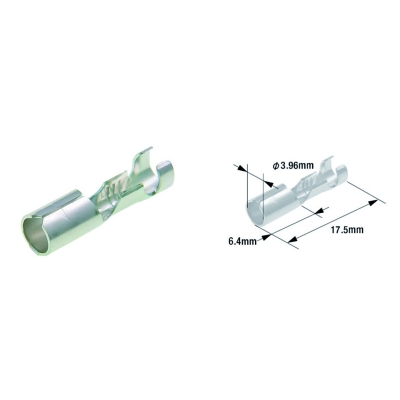 Terminale de cable hembra universal redonda TOURMAX - motoscamaralweb.com