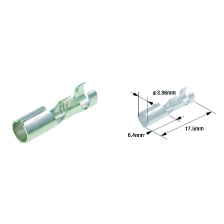 Terminale de cable hembra universal redonda TOURMAX - motoscamaralweb.com