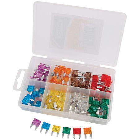 Caja de 100 mini fusibles DRAPER - motoscamaralweb.com
