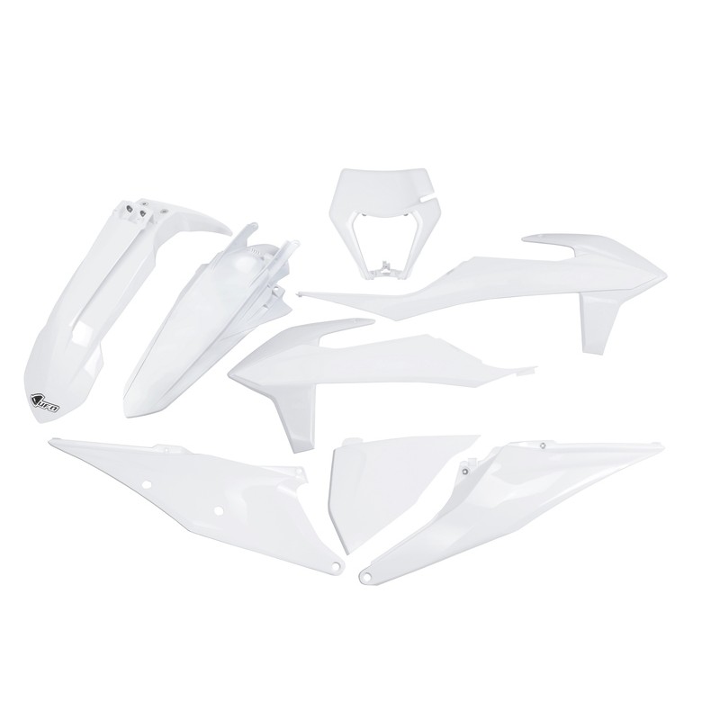 Kit plástica UFO blanco KTM EXC/EXC-F - motoscamaralweb.com Kit plástica UFO blanco KTM EXC/EXC-F - motoscamaralweb.com