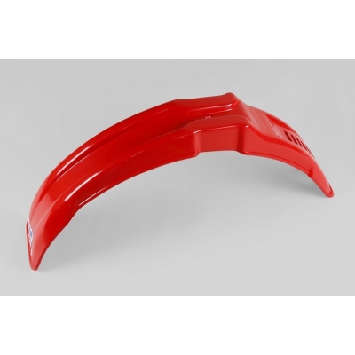 Guardabarros delantero universal UFO Husqvarna 80cc-125cc. Accossato 80cc. Aim 80cc rojo ME08011-B - motoscamaralweb.com