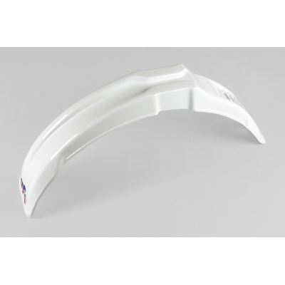 Guardabarros delantero universal UFO Husqvarna 80cc-125cc. Accossato 80cc. Aim 80cc blanco ME08011-W - motoscamaralweb.com