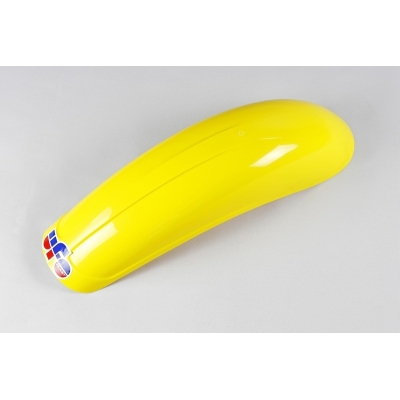 Guardabarros trasero universal UFO cross pequeña 50cc-75cc-80cc (1970-1974) amarillo ME08022-D - motoscamaralweb.com