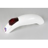 Guardabarros trasero universal UFO enduro con luz 50cc-80cc-125cc (1975-1979) blanco ME08025-W - motoscamaralweb.com