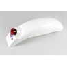 Guardabarros trasero universal UFO enduro con luz Ktm (75-76) blanco ME08036-W - motoscamaralweb.com
