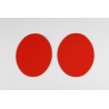 Portanúmeros universal UFO 2 uds- (desde 1970) rojo ME08048-B - motoscamaralweb.com